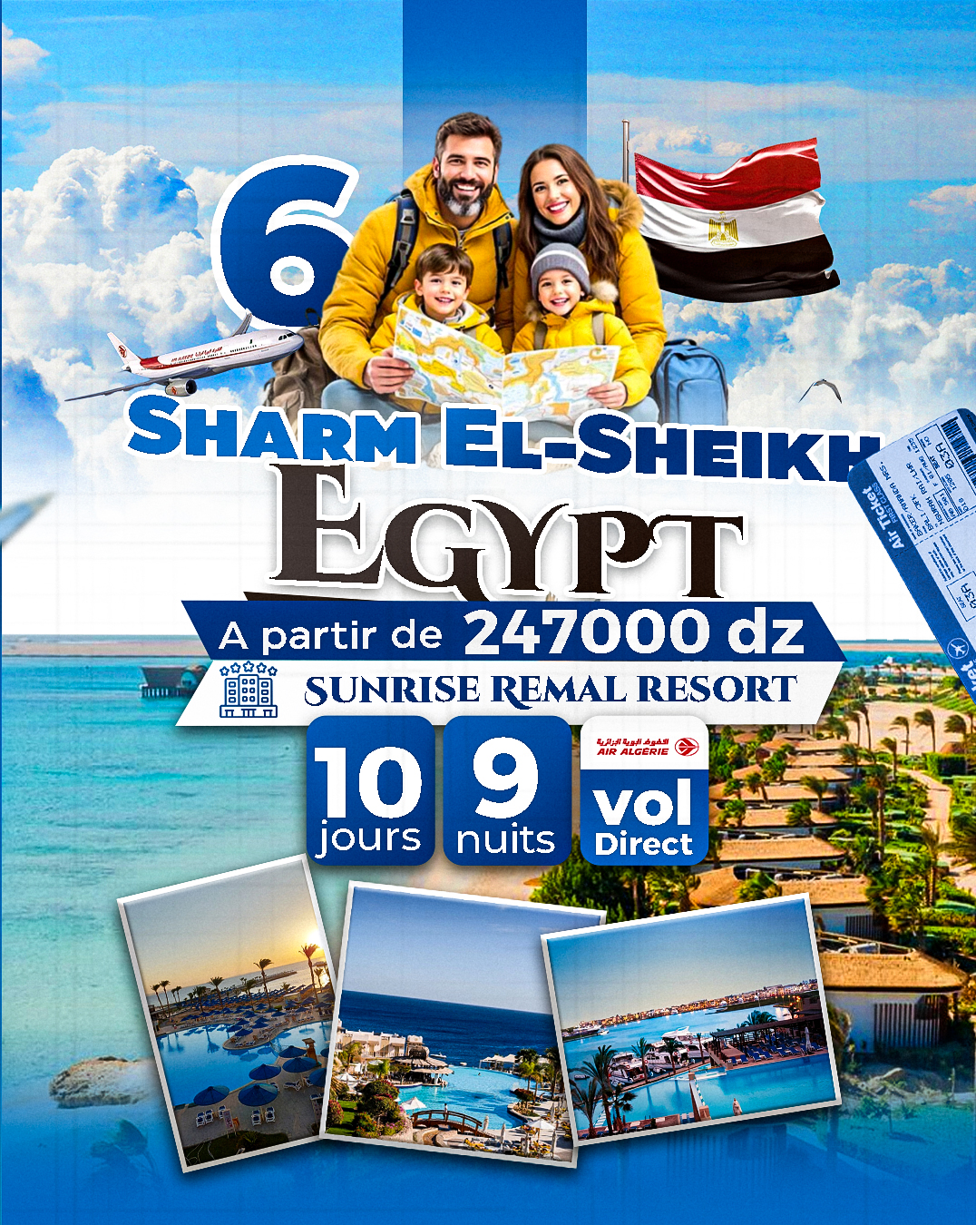 SHARM CHEIKH SUNRISE REMAL 10J